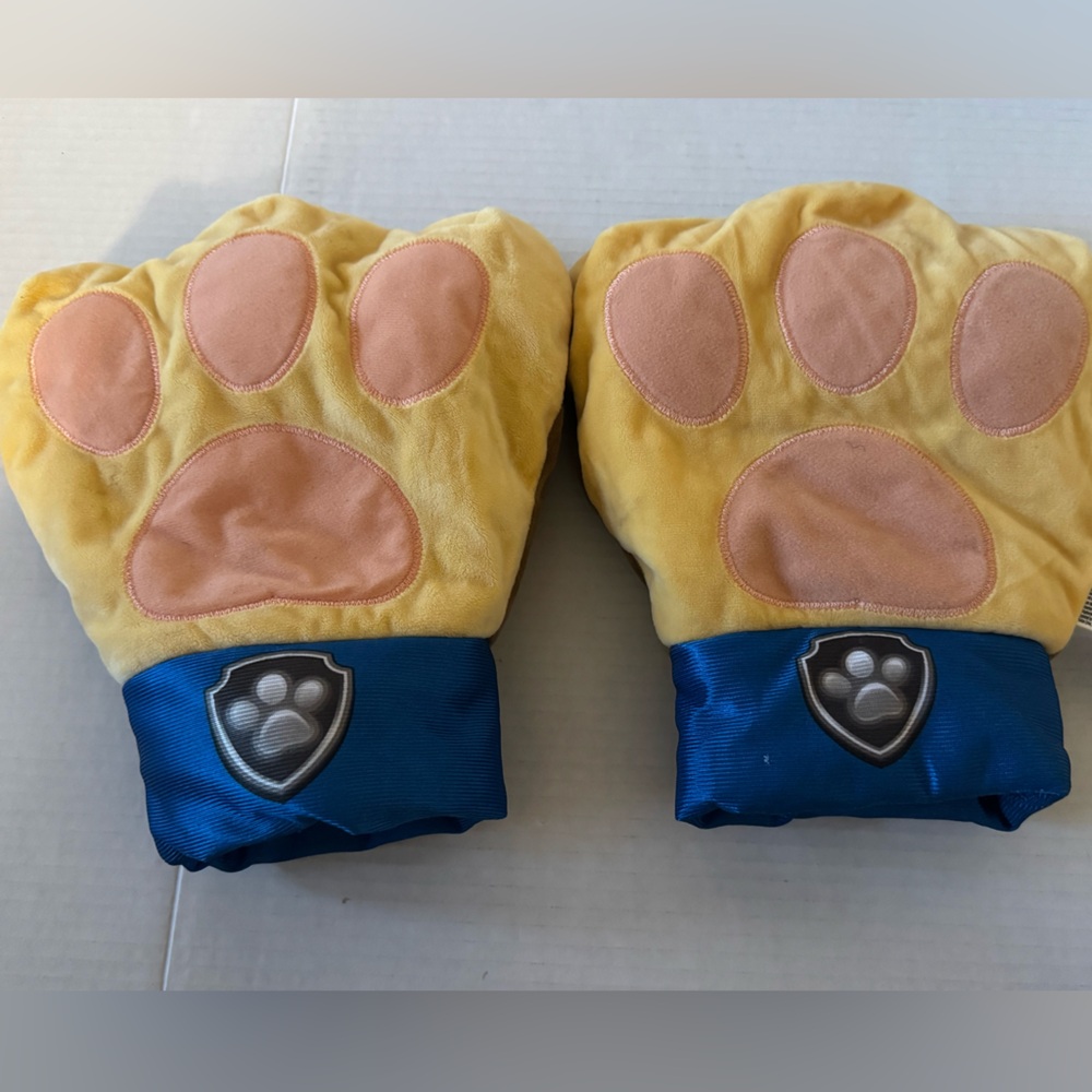 Paw patrol mighty pups Chase Paw‎ Large oversized Gloves with music kids toy
